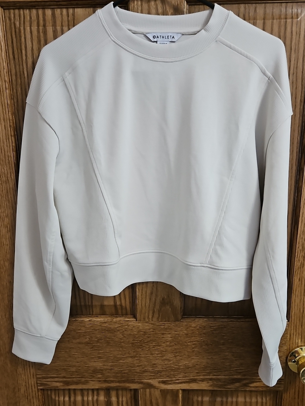 NWT Athleta Seasoft Rib Crewneck Sweatshirt